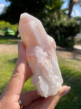 RARE "Dragon Scale" Terminated Pink Dreamsicle Lemurian from Diamantina Brazil, Rare Lemurian, Lemurian Cluster, Pink Lemurian, Dreamsicle