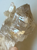 Rare: Thousand Layer Quartz Citrine, with Elestial formations from Brazil