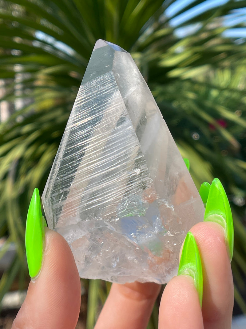 RARE Clear Lemurian Seed Crystal from Minas Gerais, Brazil, Lemurian Seed Point, Lemurian Seed Crystal, Lemurian Seed Wand