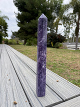 2.75+lb 15" Tall Galaxy Lepidolite Tower