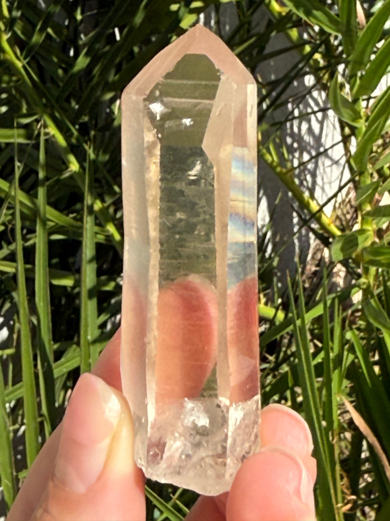 Tangerine Lemurian Seed Crystal from Serra do Cabral, Brazil
