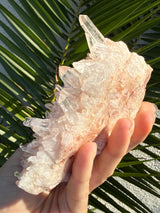 Pink Himalayan Quartz Cluster, Samadhi Himalayan Quartz