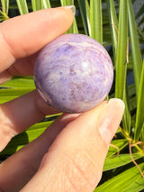 Lavender Jade Sphere A