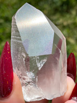 Self Standing Clear Lemurian Seed Crystal from Serra do Cabral, Brazil