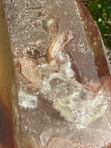 "Rainbow Brite": 5" Sugar Plum Quartz from Goias, Brazil: Rainbows, ET, Ally, Penetrator, Sigils, etc