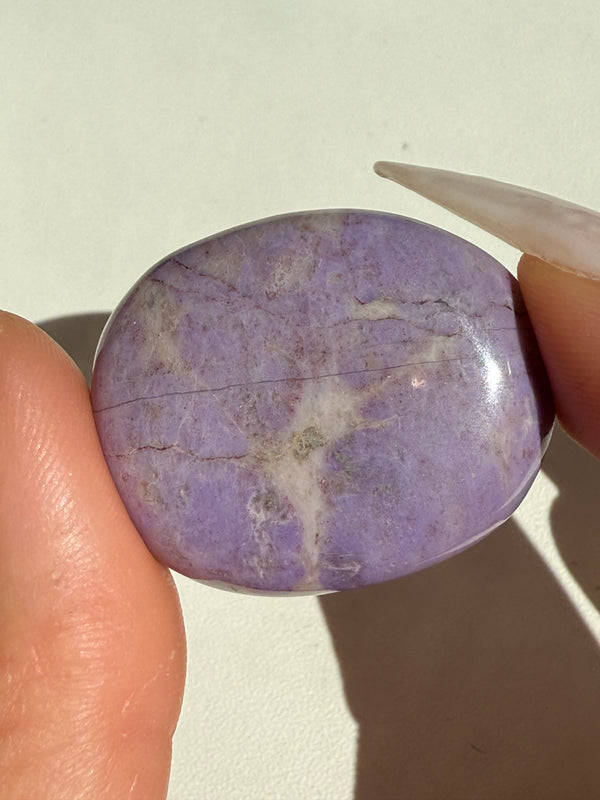 Lavender Jade Palm Stone B