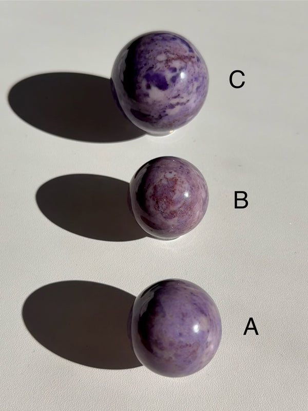 Lavender Jade Sphere C