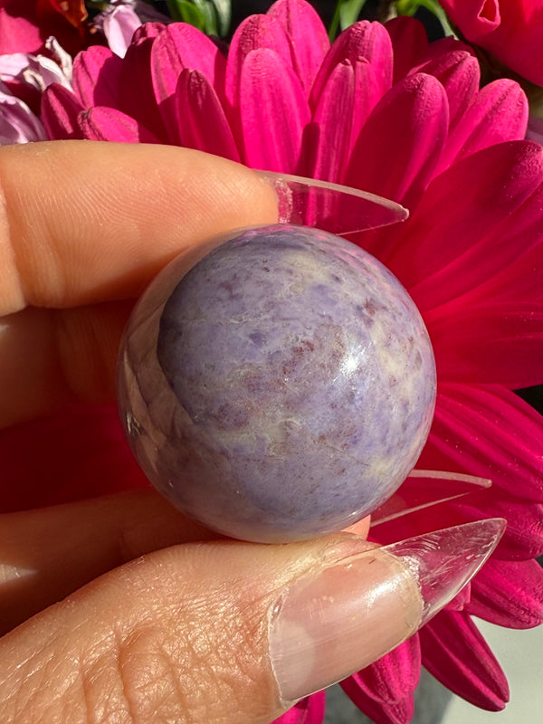 Lavender Jade Sphere A