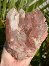 2.5+ lb Scarlet Temple Lemurian cluster from Diamantina, Brazil