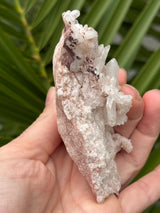 Pink Samadhi Himalayan Quartz Cluster from Pradesh, India