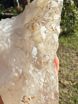 Large 1.75+lb Citrine with Elestial formations from Brazil