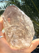 1.75lb RUTILATED Smoky Citrine from Brazil: DT, ET, Elestial, Record Keeper etc.