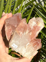 2.5+ lb Scarlet Temple Lemurian cluster from Diamantina, Brazil