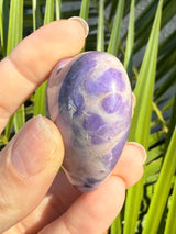 Lavender Jade "Unicorn" Heart