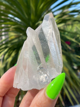 RARE Clear Lemurian Seed Crystal from Minas Gerais, Brazil, Lemurian Seed Point, Lemurian Seed Crystal, Lemurian Seed Wand