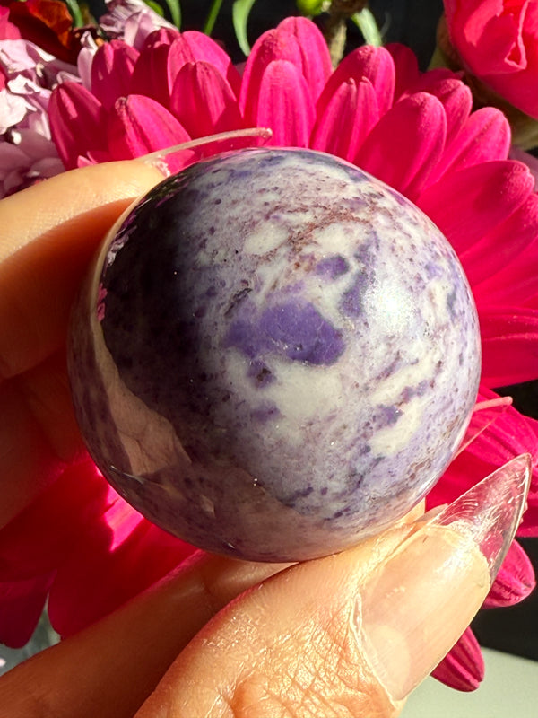 Lavender Jade Sphere C