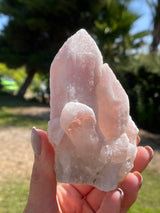 RARE "Dragon Scale" Terminated Pink Dreamsicle Lemurian from Diamantina Brazil, Rare Lemurian, Lemurian Cluster, Pink Lemurian, Dreamsicle