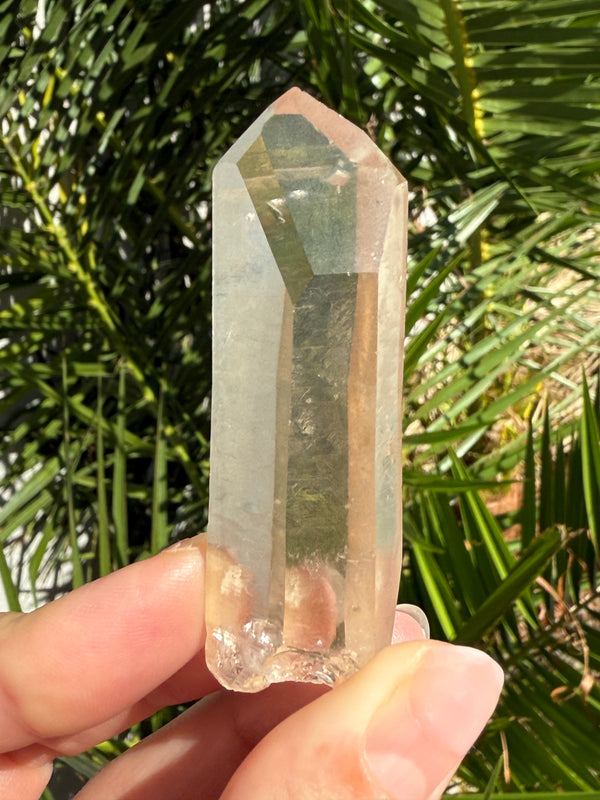 Tangerine Lemurian Seed Crystal from Serra do Cabral, Brazil