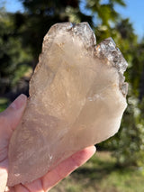 Large 1.75+lb Citrine with Elestial formations from Brazil
