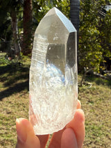 Water Clarity Large Clear Lemurian Seed Crystal from Serra do Cabral, Brazil