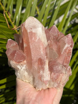 2.5+ lb Scarlet Temple Lemurian cluster from Diamantina, Brazil