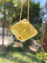 "GENESIS" Necklace: Amber from Villa de Leyva, Boyaca, Colombia