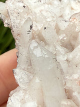 Pink Samadhi Himalayan Quartz Cluster from Pradesh, India