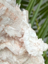 Pink Samadhi Himalayan Quartz Cluster from Pradesh, India