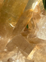 1+lb Smoky/Tangerine Lemurian Cluster: rare Twin Flame + Portal formations