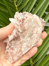 Pink Samadhi Himalayan Quartz Cluster from Pradesh, India