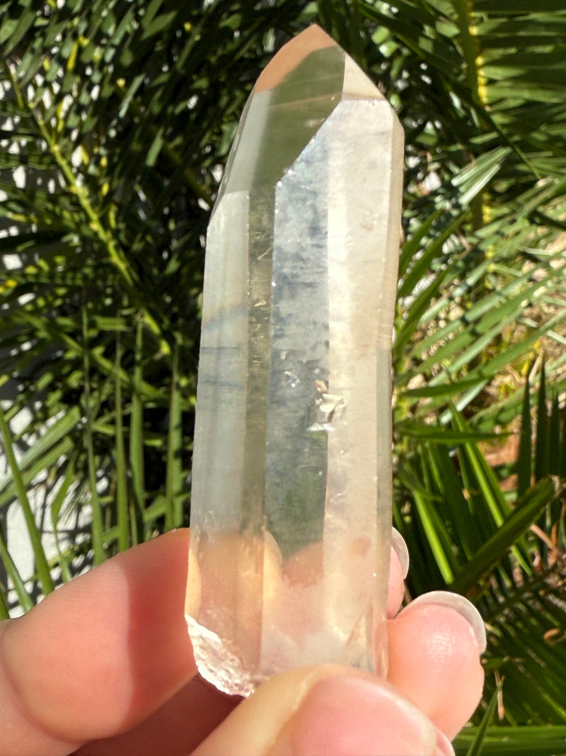 Tangerine Lemurian Seed Crystal from Serra do Cabral, Brazil