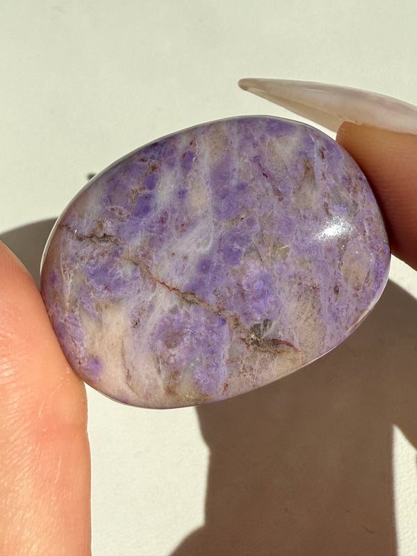 Lavender Jade Palm Stone C