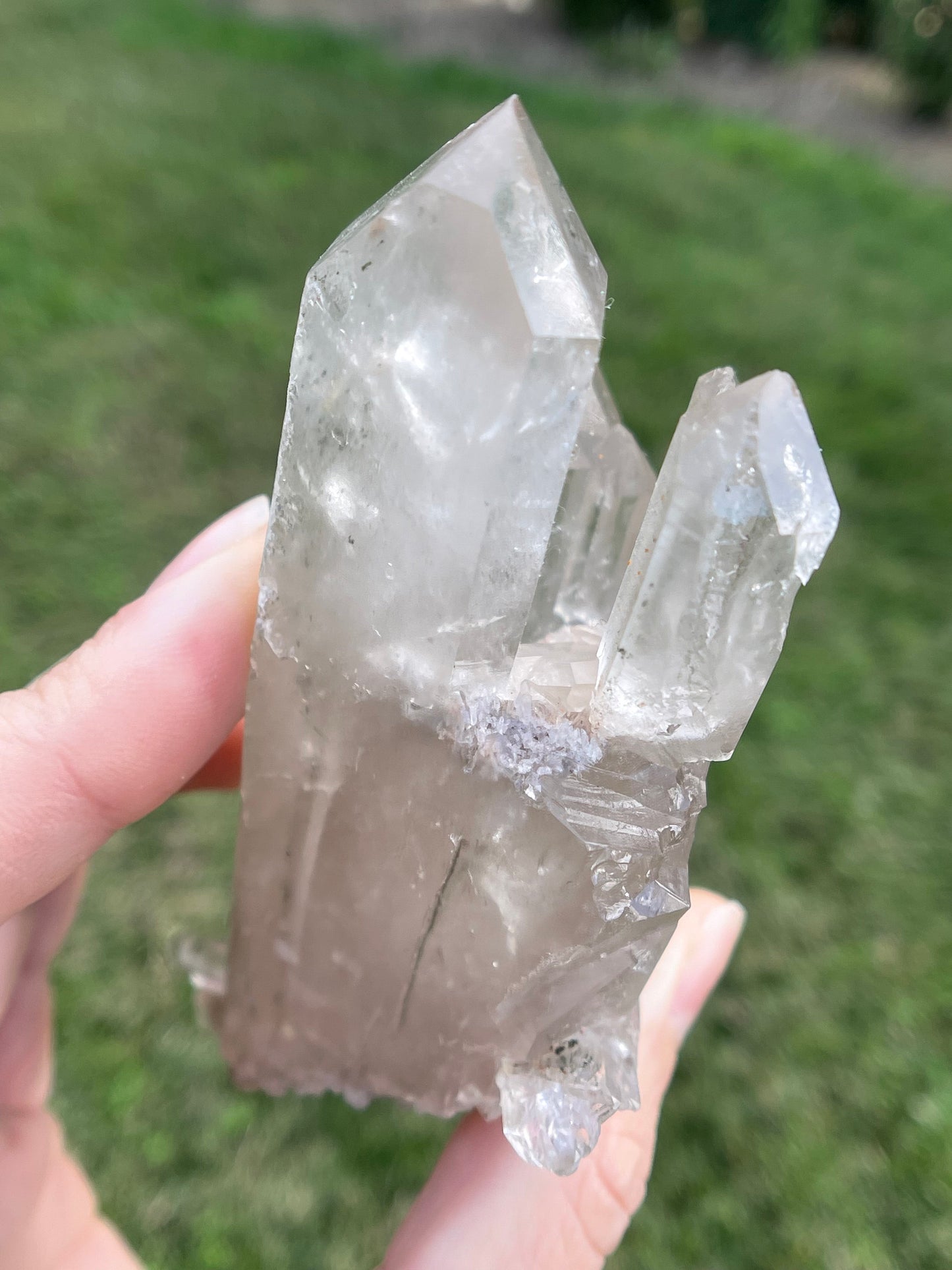 Fortress: Castle Smoky Lemurian Seed Crystal from Brazil, Rare Lemurian Point, Lemurian Wand, Smokey Lemurian, Phantom Lemurian