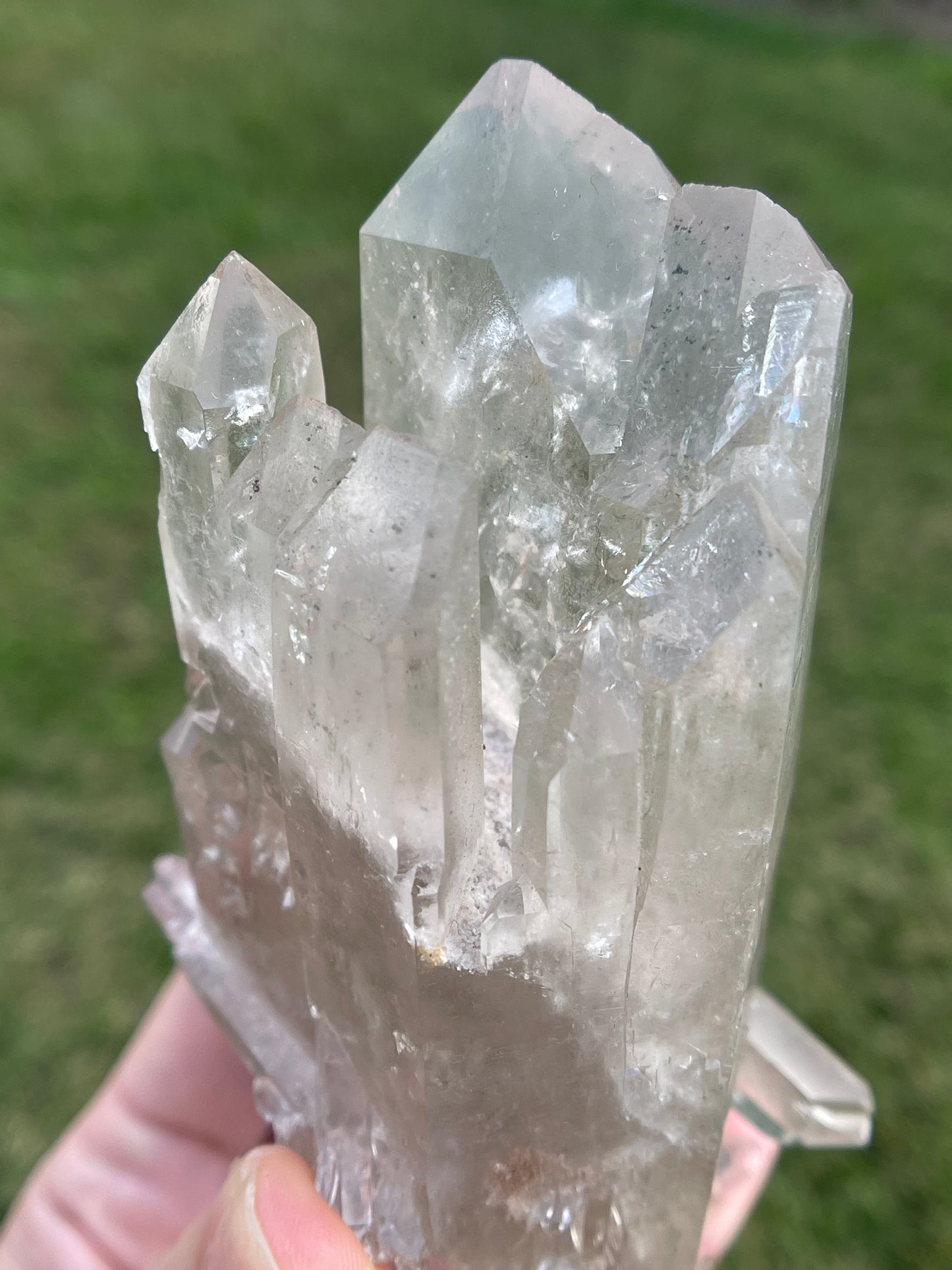 Fortress: Castle Smoky Lemurian Seed Crystal from Brazil, Rare Lemurian Point, Lemurian Wand, Smokey Lemurian, Phantom Lemurian