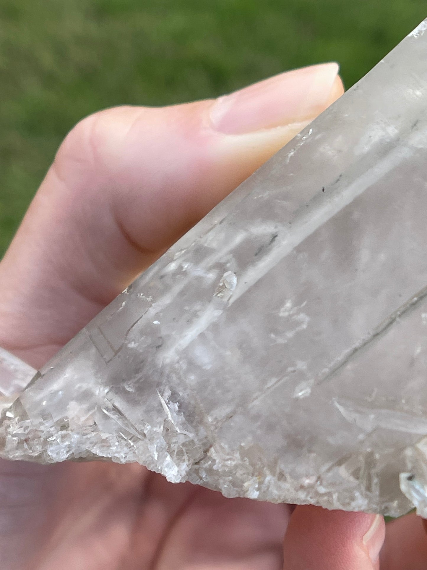 Fortress: Castle Smoky Lemurian Seed Crystal from Brazil, Rare Lemurian Point, Lemurian Wand, Smokey Lemurian, Phantom Lemurian