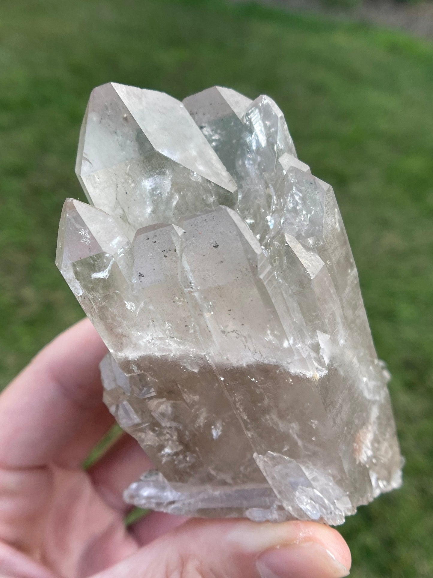 Fortress: Castle Smoky Lemurian Seed Crystal from Brazil, Rare Lemurian Point, Lemurian Wand, Smokey Lemurian, Phantom Lemurian