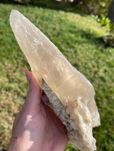Rare Natural CITRINE Laser Cathedral Point from Brazil, Natural Citrine, Laser Quartz, Cathedral Quartz, Citrine Laser, Citrine Cathedral