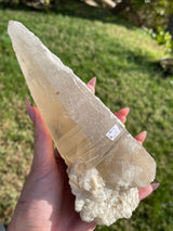 Rare Natural CITRINE Laser Cathedral Point from Brazil, Natural Citrine, Laser Quartz, Cathedral Quartz, Citrine Laser, Citrine Cathedral