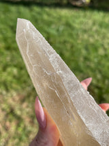 Rare Natural CITRINE Laser Cathedral Point from Brazil, Natural Citrine, Laser Quartz, Cathedral Quartz, Citrine Laser, Citrine Cathedral