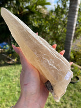 Rare Natural CITRINE Laser Cathedral Point from Brazil, Natural Citrine, Laser Quartz, Cathedral Quartz, Citrine Laser, Citrine Cathedral