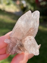 RARE Tantric Twin Terminated Calcite with Phantoms from China, Portal Crystal, Rare Mineral, Rare Crystal, Twin Crystal, Twinned Crystal