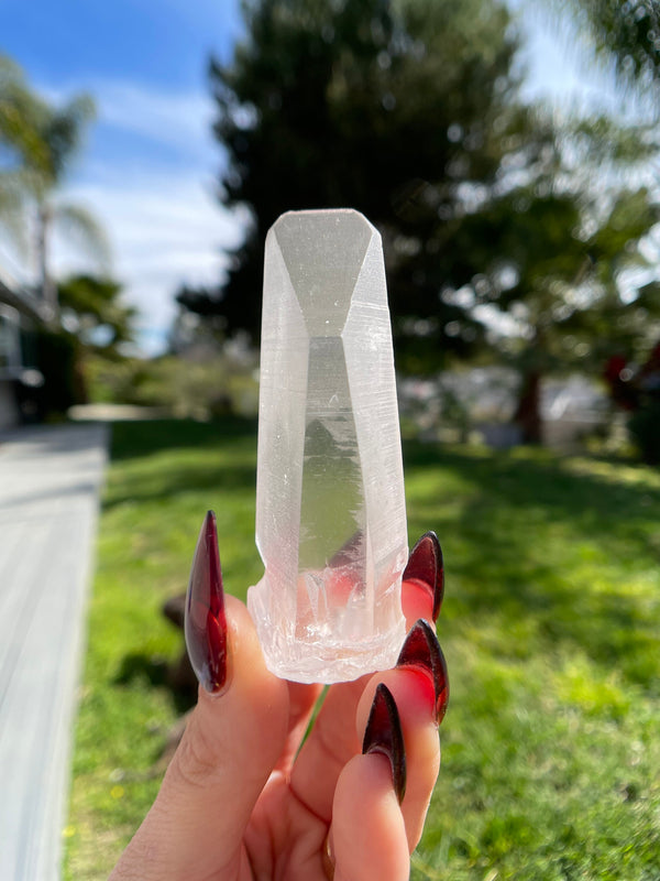 Starbrary Clear Lemurian Seed Crystal from Minas Gerais, Brazil, Lemurian Seed Point, Lemurian Seed Crystal, Lemurian Seed Wand