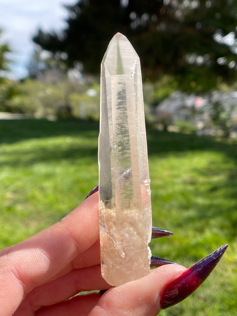 Artemis Citrine Lemurian Seed Crystal from Minas Gerais, Brazil, Lemurian Seed Point, Lemurian Seed Crystal, Lemurian Seed Wand