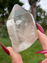 Double-Isis face SMOKY Lemurian Seed Crystal from Brazil, Rare, Lemurian Point, Lemurian Wand, Smokey Lemurian, Lemurian Point