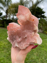 3+lb Large Scarlet Temple Lemurian cluster from Diamantina, Brazil, Self Healed, Red Lemurian, Pink Lemurian, Lemurian Cluster,Rare Lemurian
