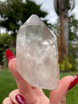 Double-Isis face SMOKY Lemurian Seed Crystal from Brazil, Rare, Lemurian Point, Lemurian Wand, Smokey Lemurian, Lemurian Point