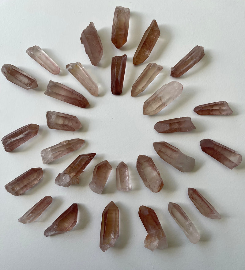 Lilac Lemurian Seed Crystal Point