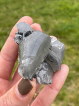 Unique "Benz" Calcite from Inner Mongolia, Pagoda Calcite, Phantom Calcite, Inner Mongolian Calcite, Rare Calcite, Calcite Cluster, Grey