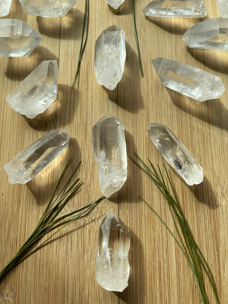 Clear Lemurian Seed Crystal Point