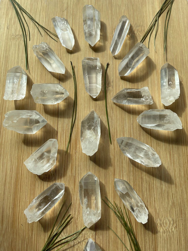 Clear Lemurian Seed Crystal Point